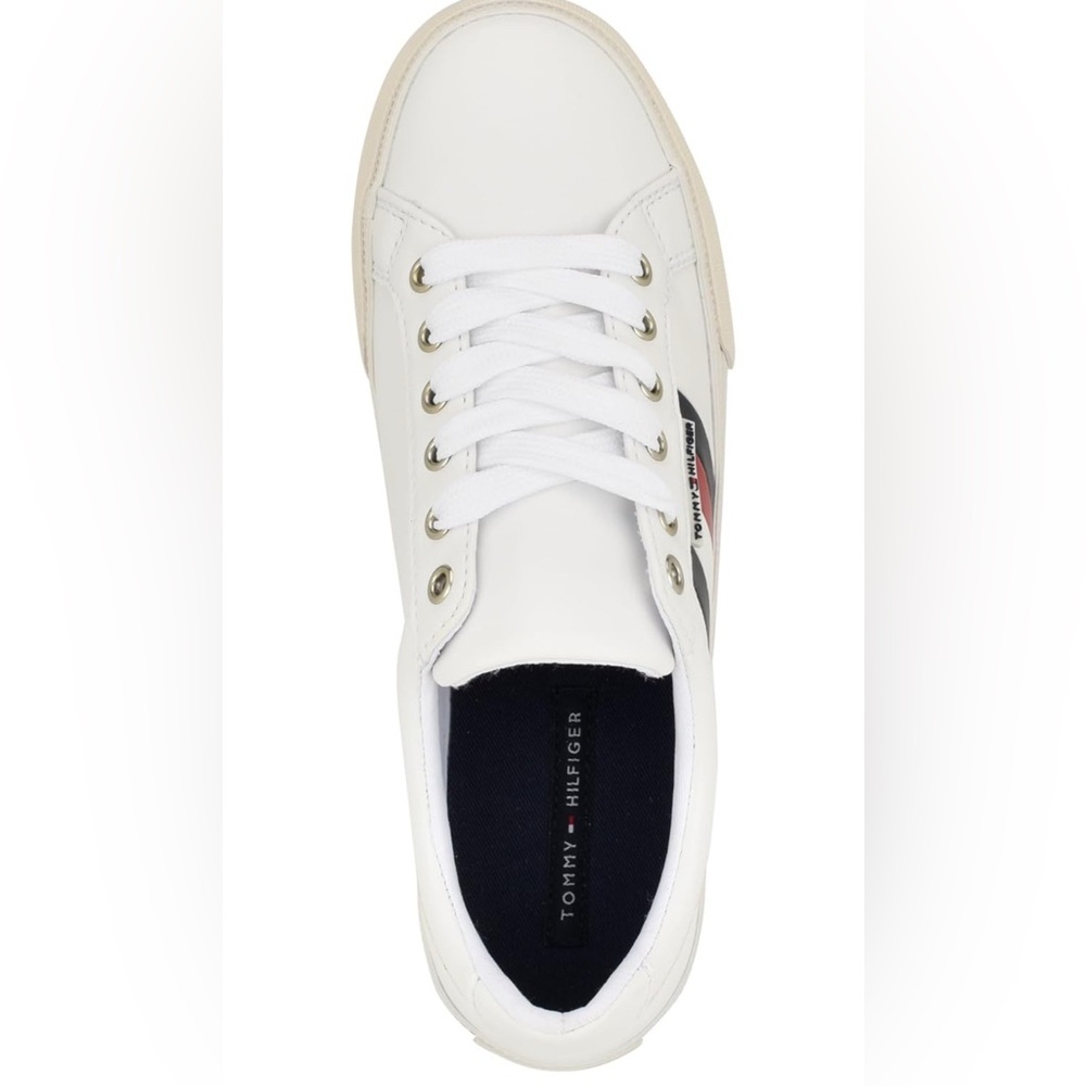 Tommy Hilfiger Women's Lightz Sneakers - white multicolored stripe - size 9.5 - Picture 2 of 13